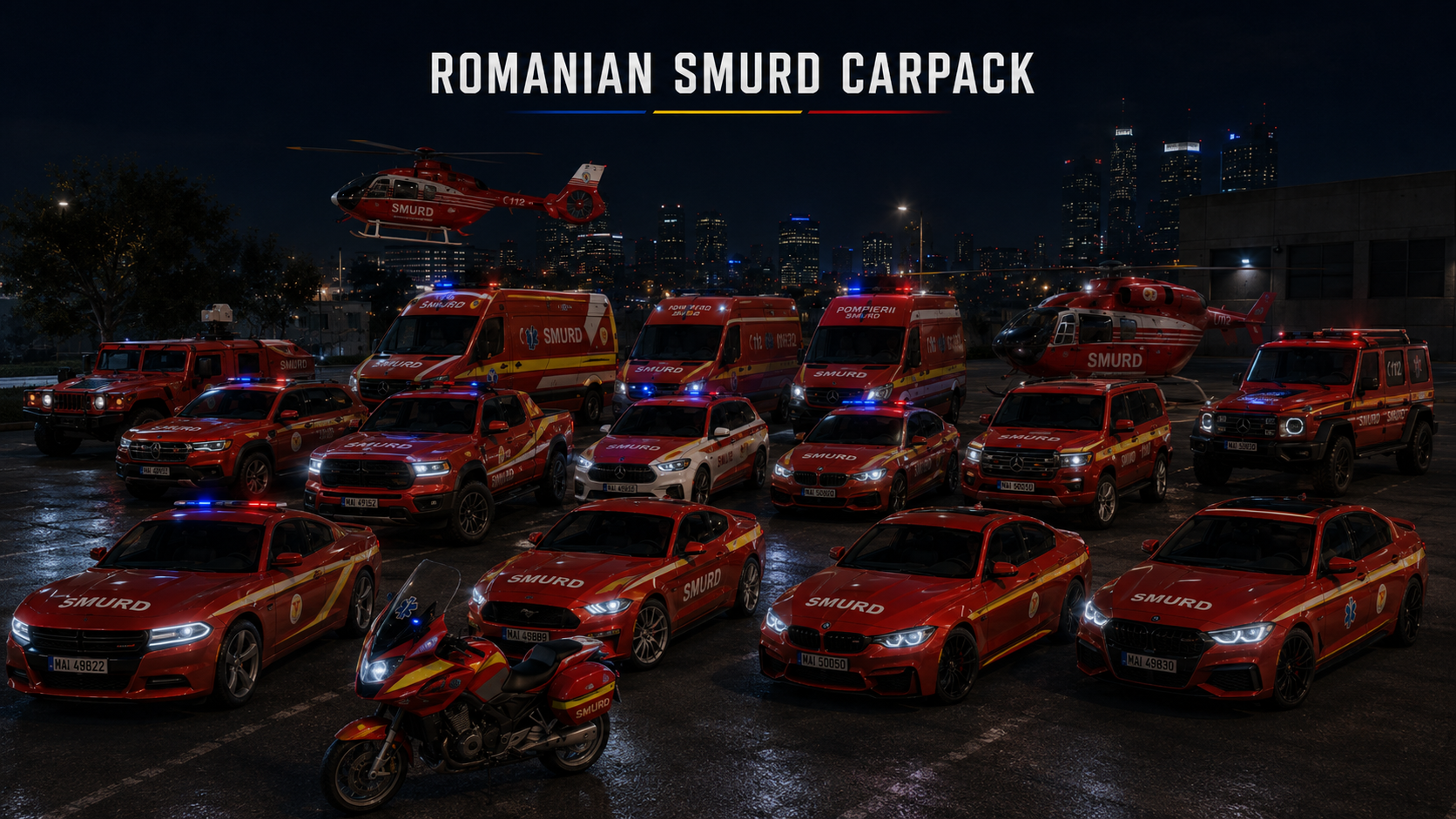 Pack Masini Smurd Unbranded